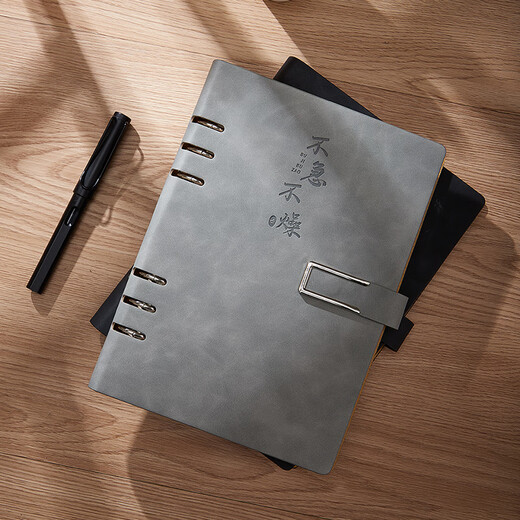 Tengxiong Loge Lave Notebook Simple haute valeur en forme de bouton en forme de U Record de carnet amovible et épaissis Business Boxs souvenirs Souvenirs coffre