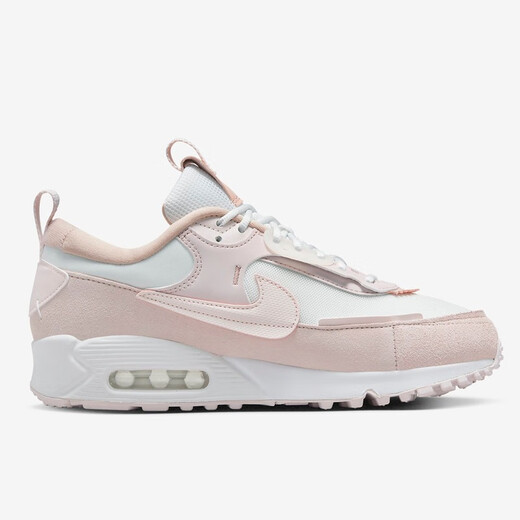 耐克（NIKE）女鞋 新款运动鞋AIR MAX 90彩色刺绣小勾休闲鞋跑步鞋 DM9922-104 35.5