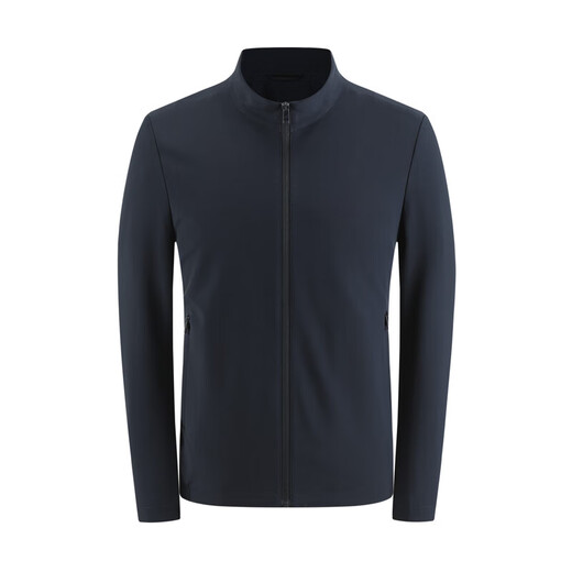 Yager Jacket Men 2024 Spring Youth Men's Business and Casual Single Jacket Navy 175/96A
