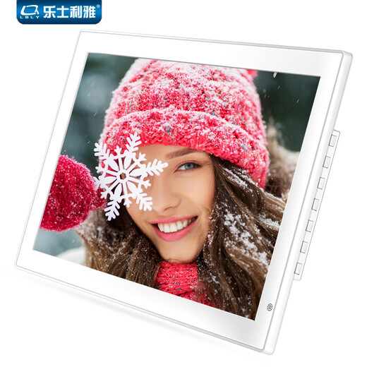 LSLY Marco de Fotos Digital de Vista Completa de 19 Pulgadas, álbum de Fotos electrónico, Pantalla de Alta definición, Video 1080P, Pantalla Comercial con Control Remoto, Negro de 22 Pulgadas, Disco 32GU Gratis + Placa montada en la Pared