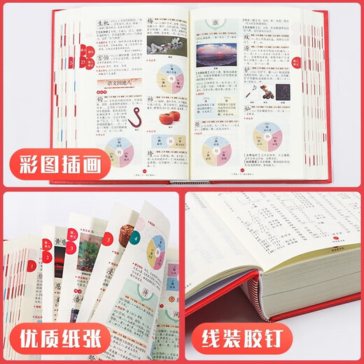 字词句手册第3版+小学数学公式定律手册全2册小学通用词语字典 统编版语文字典小学生字词句手册