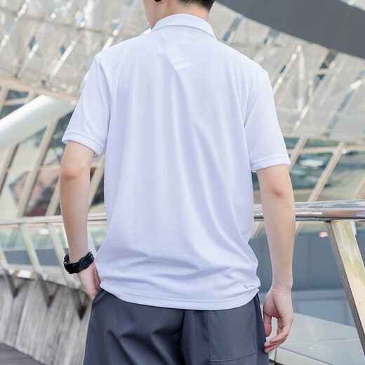 
Adidas POLO shirt men 25 summer new sportswear casual clothes lapel short sleeve ice silk quick-drying breathable T-shirt men white/three button Polo collar/quick drying/main recommendation M 175