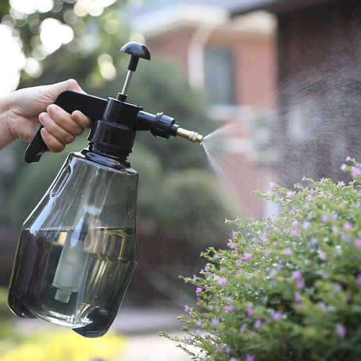 Manual pneumatic flower watering can, watering can, watering can, sprayer, watering can, shower small watering can, 1 emerald pressure type 1.8 liters