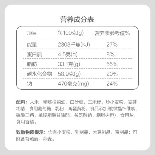 Hsu Fu Chi Migma Sandwich Rice Crackers Salted Cheese Flavor 178g/bag Snack Plaza