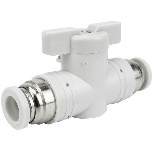 Hasdick HKT-8 tracheal switch valve pneumatic connector quick-insert quick-connect valve PU tracheal manual valve HVFF hand-turn valve BUC-8mm