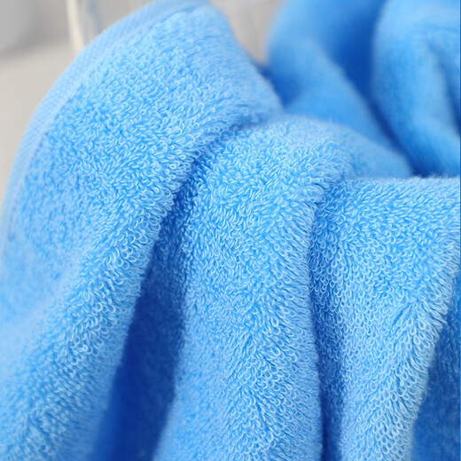 Imabari (IMABARI) JD Logistics Japan direct mail Imabari (IMABARI) towel square towel small towel pure cotton soft blue towel 1 piece made in Japan 1