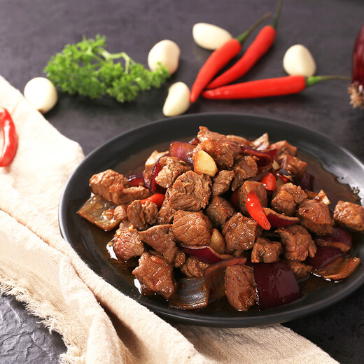 Horqin Domestic Original Cut Beef Cubes 2Jin Jin is equal to 0.5kg Stewed Braised Ingredients Fresh Beef Real Original Cut Also Delivered During the Spring Festival