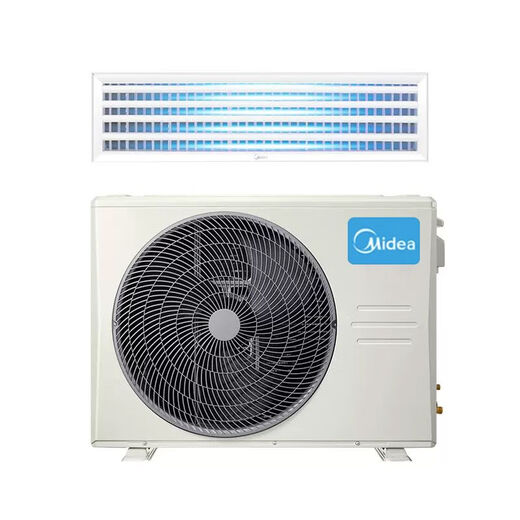 Midea central air conditioning duct machine large 1 HP / 1.5 HP / 2 HP / 3 HP P variable frequency cooling and heating single cooling one for one sample machine embedded duct machine for living room and bedroom second hand 2 HP - fixed frequency cooling and heating Energy saving + wide-angle air supply Does not include auxiliary material package installation