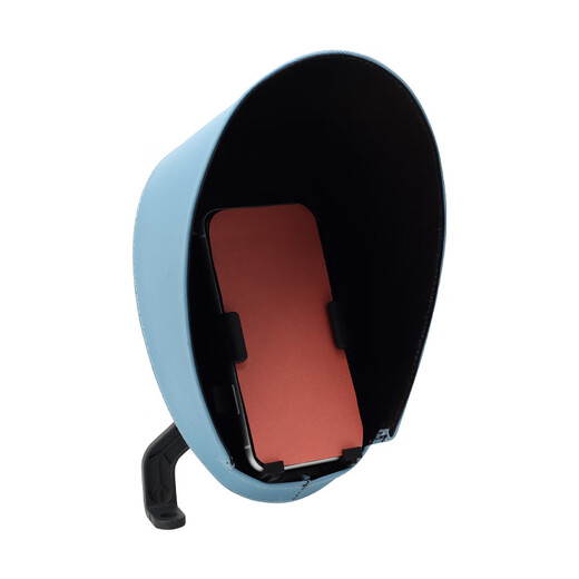 Chaosihui takeaway mobile phone holder with helmet handlebar motorcycle waterproof sunshade battery car motorcycle bicycle mobile phone holder light blue separate cover