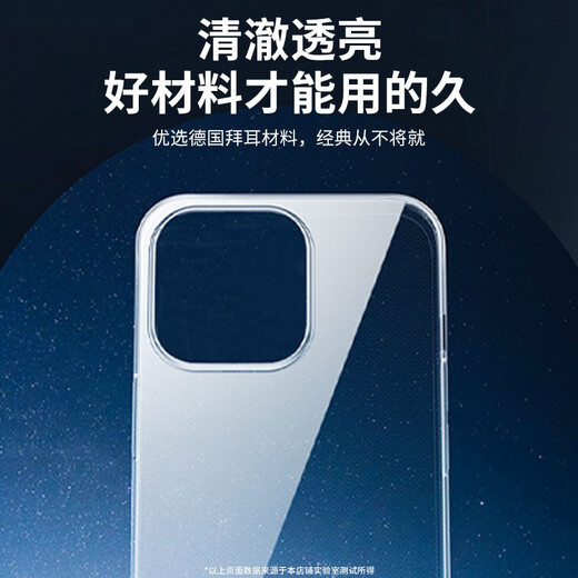KOOLIFE适用 iPhone13手机壳 苹果13手机保护套德国拜耳材质全包防摔透明硅胶壳气囊软硬超薄抗摔男女潮款