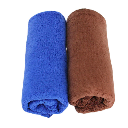 Good weather rags, car wash towels, glasses, housekeeping, cleaning, housekeeping, cleaning, housework, cleaning, blue coffee 2 pieces 30*70