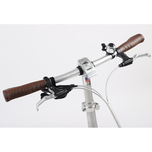 Bicicleta plegable Dahon de 16 pulgadas acero de molibdeno cromado de 5 velocidades HAC653 HAC653 Postal Green
