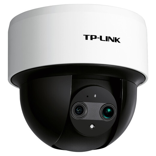 Pulian (TP-Link) WLAN-Überwachungskamera für Startseite Mobiltelefon App Remote-Anzeige Hochdefinitionsmonitor Indoor-Deckenhemisphäre Intelligente Netzwerkkamera 360-Grad Panoramic Rotation Gimbal Version 4 Millionen 4MP Full Color Night Vision [Binokular-Zoom-Version] 64 GB Speicherkarte [kostenlose Upgrade bis 128GB-Karte]