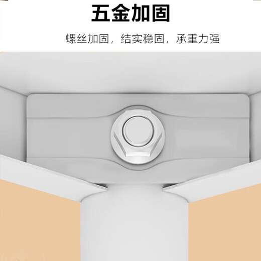 Zhuobo coat rack floor-standing clothes rack bedroom living room clothes rack corner rack storage rack storage rack BZJ white