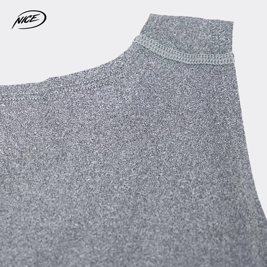 NICEID PRO sports quick-drying tight vest men's American basketball training loose breathable abdominal fitness clothing track and field running black sweat-absorbent and quick-drying M