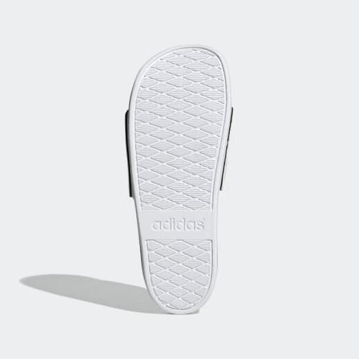 Adidas men and women slippers beach shoes logo print flip flops fashion outdoor spring and autumn couple GV9737 White M 11 / W 12