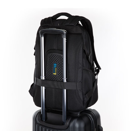 SUISSEWIN Xiangxing Backpack Business Laptop Bag 15.6-inch Large Capacity Water-Repellent Backpack SN9923 Black