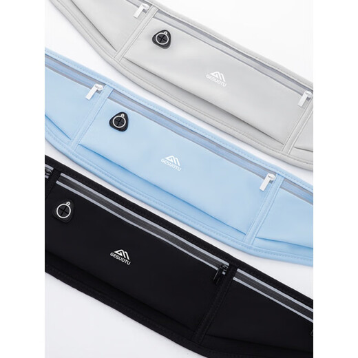 Jingpufei anti-theft waist bag, traveling abroad passport close-fitting anti-theft waist bag, traveling abroad close-fitting waist bag, transporting European men and women, sky blue