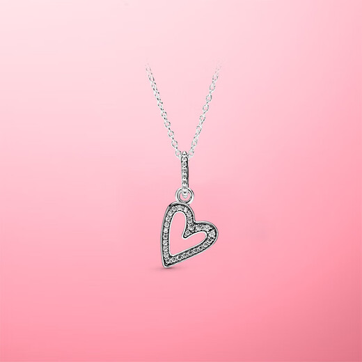 Pandora (Pandora) [618] Lo que sea que desee convertirme en collar colgante de amor regalo de cumpleaños simple y exquisito para novia