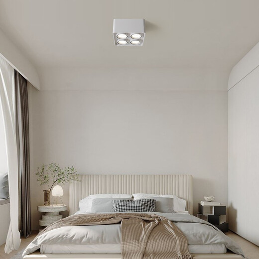 XMSJ Mount de surface Downlight Intelligent High Dinger Escard Aucune lumière principale Livrage Light Plafon