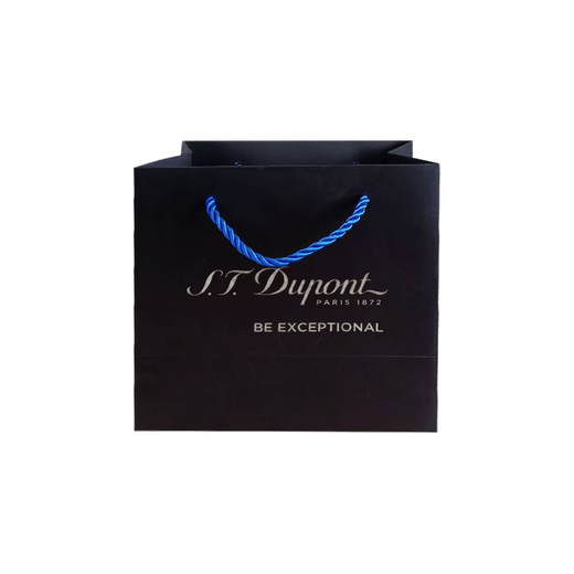 Dupont French Dupont brand official hand gift bag men's gift black gift bag