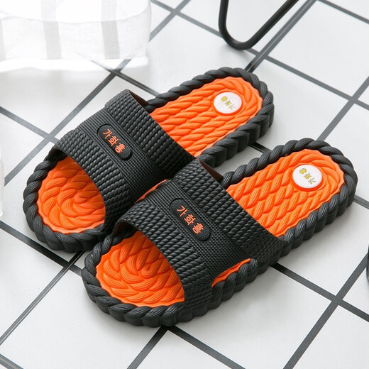 Aowan-Sandalen für Frauen, Männer, Sommermassage für Innenpaare zu Hause, ein Paar nicht rutsches Badezimmerbad für Frauen, Baolan (9859) 42 (42-43)