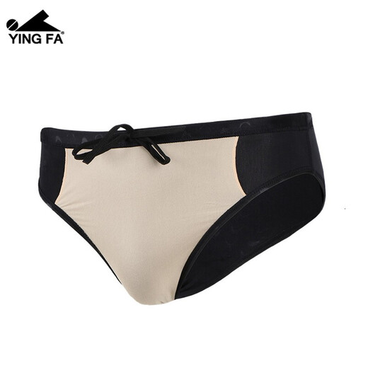 YINGFA Slip de Natation Slip de Natation en Peau de Requin pour Hommes Racing Résistant au Chlore Entraînement Compétition Professionnel Étanche Séchage Rapide Slip de Natation Y9201-1 Noir L Tour de Taille Recommandé 74-79CM