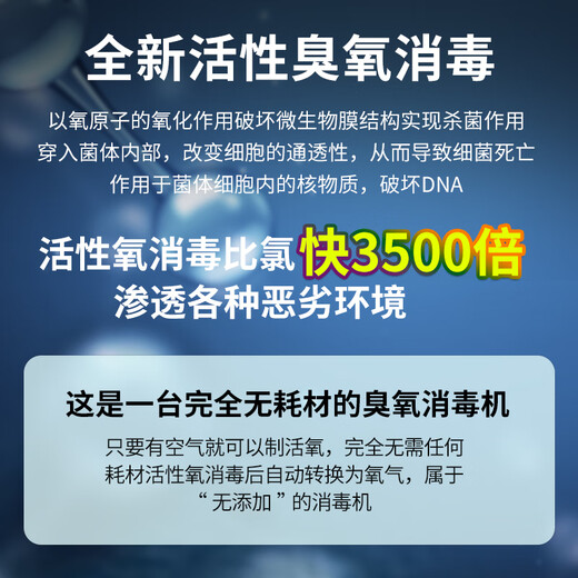 SUNCOOK ozone generator household new house decoration formaldehyde removal air purifier industrial disinfection machine food cosmetics factory school laboratory sterilization garbage room deodorization and odor removal 10g/h applicable within 100 200*135*135