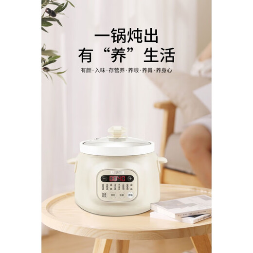Supor (Supor) Adaptado a DG30YC826 3L Accesorios de guiso eléctrico Sopa Gachas de cerámica White Cerámica Interior 3L Tapa interna de porcelana blanca