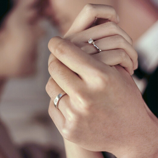 DR proposal diamond ring for women LOVELINE series classic holiday gift 18 points H color SI1