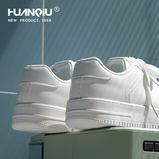 Global Air Force White Shoes Men's 2025 Spring New White Bailiu Korean Style Sports and Casual Couple Board Shoes Men's Shoes 829 White [Couple Men's Style] 39