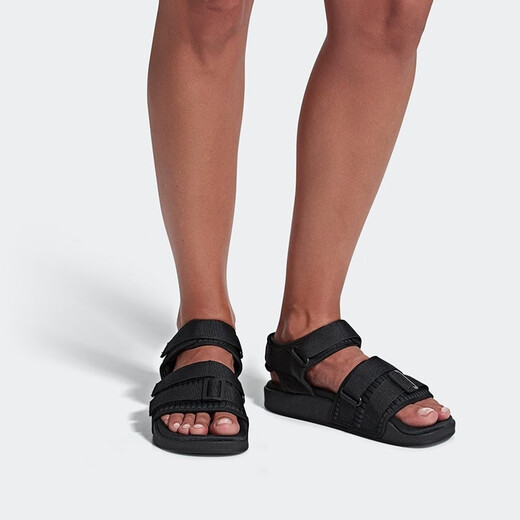 
Adidas (adidas) Clover Men's and Women's Shoes ADILETTE SANDAL Velcro Casual Beach Sandals AC8583 CG6623 35.5