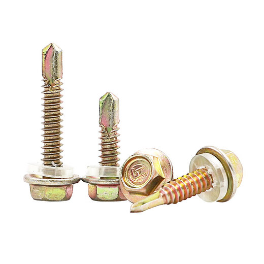 
XMSJ Hongtie hexagonal drill tail self-tapping screw Color steel tile screw Dovetail nail Self-tapping drill tail screw Drill tail nail 4840 per box 400