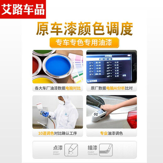 Dianbin Suitable for Ford Taurus scratch repair and anti-rust touch-up paint pen, tanzanite blue, 2017 model Taurus