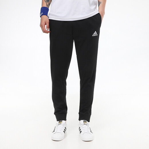 阿迪达斯 （adidas） 男子春季运动套装 跑步训练健身休闲连帽夹克外套开衫卫裤长裤 单件长裤GK9226 S/175