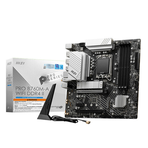 MSI Z790/B760 motherboard -P Xiaobailong Mortar Explosive Bomb supports 13/14 generation I7/I9 processor PRO B760M-A WIFI DDR4 II