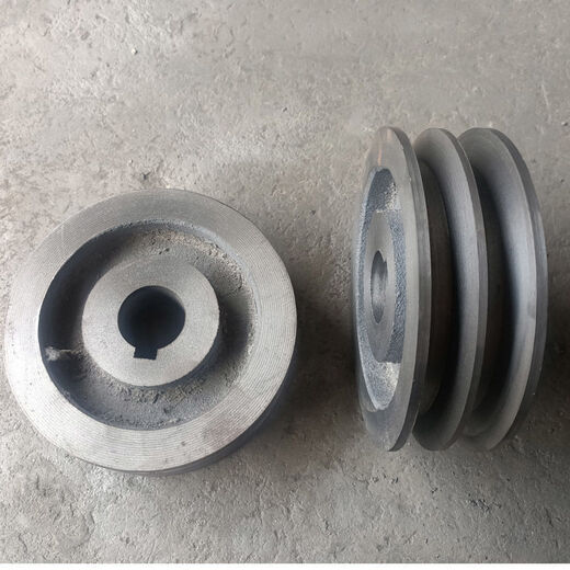 Pulley pulley triangle pulley B type three slot double slot motor pulley national standard cast iron wheel can be customized national standard B type double slot outer diameter 180 inner diameter 24