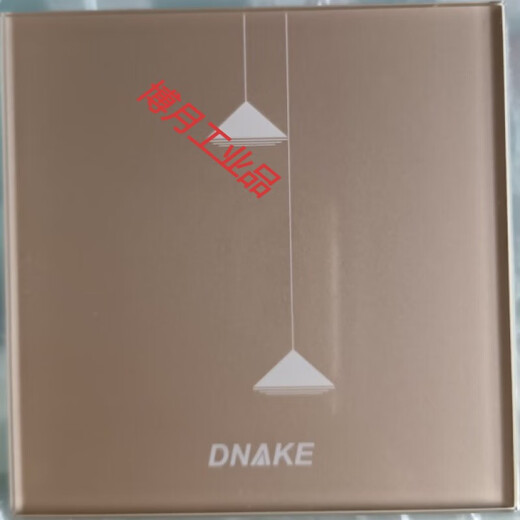 Third generation DNAKE champagne gold switch Country Garden switch DNAKE smart switch lighting panel Champagne gold all the way lighting panel complete machine