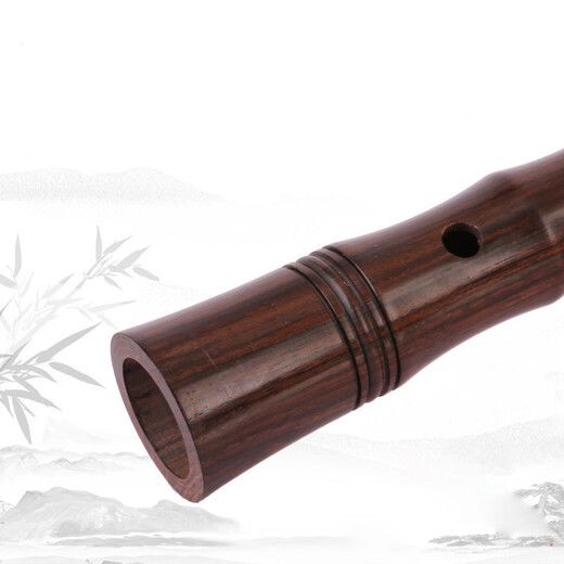 Guan Yi Ebony Sechs Loch Suona Folk Musical Instrumente für Erwachsene und Anfänger, die die Lola Trompete spielen, komplette, hochwertige Ebenholz Sechs Loch Suona Silver Bowl [C-Melodie]
