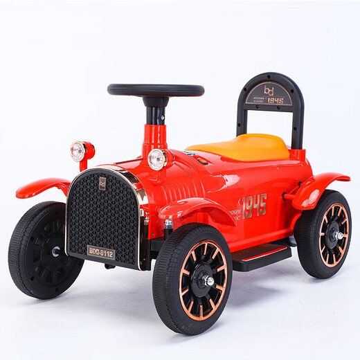 BEIDUOQI (BEIDUOQI) La voiture électrique pour enfants, petit train, peut être utilisé pour les hommes, les filles et les bébés, les grands sièges, les jouets à quatre roues télécommandés, le chariot avant 1, la grande batterie 12V de l'éducation précoce