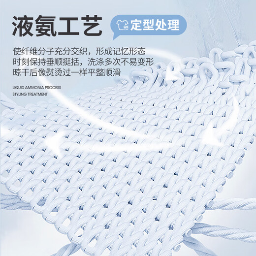 Shanshan (FIRS) [Ironización libre de amoníaco líquido] Camisa de manga corta para hombres Camisa de plancha de algodón puro de algodón puro para hombres para hombres azules de manga corta 39