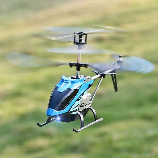 4DRC Extra Large Hélicoptère en Alliage Avion télécommandé Drone pour Enfants Jouet électrique garçon Cadeau d'anniversaire pour Enfants 3,5 canaux Rouge Hauteur Fixe + Alliage Double électrique