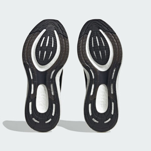 阿迪达斯 （adidas）男鞋春秋新款PUREBOOST23跑步鞋减震网面透气运动鞋 IF4839黑白 39 (240mm)
