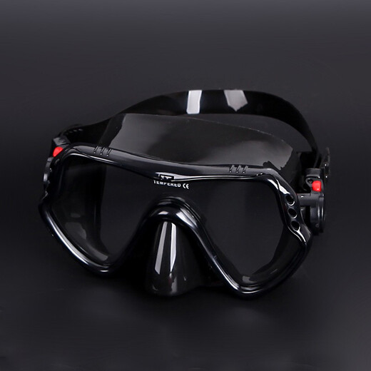 Xuanhai diving goggles free snorkeling mask large frame high-definition nose protection all-in-one men's and women's fully dry snorkel deep diving equipment M11 black diving goggles (free anti-fog agent)
