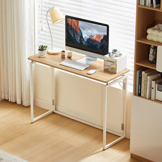 Lin's Home Plegable Desk Student Home Computer Writing Descripción dormitorio de apartamento pequeño BG052 [color de inicio de sesión] 0.8m mesa