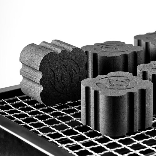 Suncojia barbecue charcoal, quick-burning charcoal, charcoal, tea fruit charcoal, smokeless square charcoal, barbecue charcoal, about 2.86Jin, Jin is equal to 0.5kg