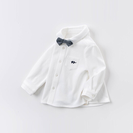 DAVE&BELLA boys' shirts, autumn and winter clothing, children's clothing, children's baby cotton shirts, children's little gentleman's shirts
