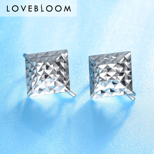 Blooming Love Platinum Earrings pt950 Platinum Earrings Women's Earrings Earrings A Pair of Diamond Earrings for Men and Women Birthday Gifts Custom Weight Change Price Link Single Shot Not Posted