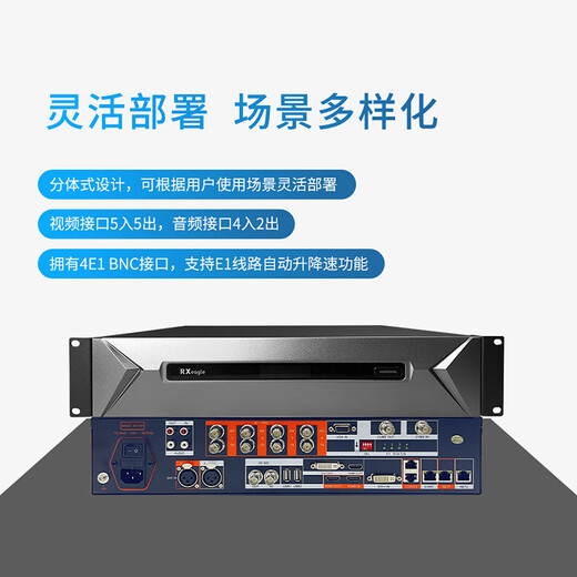 RXeagle融讯 RX T900-S 视频会议终端/视讯终端E1+IP双模兼容T800/T502/ET802/XT702/ZXV10 M9000
