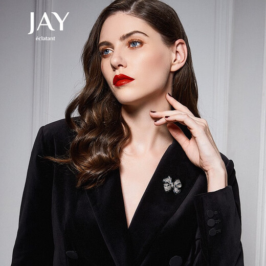 Jay bow brooch, high-end female corsage, birthday gift for mother, mother-in-law, elders